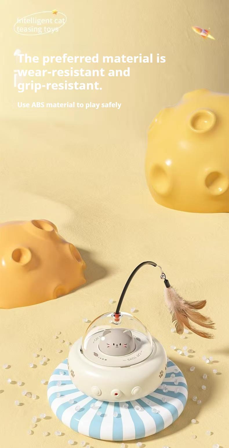 Smart Electric Cat Car With Automatic Laser Pointer - Cat Fun, Energy-Saving Product